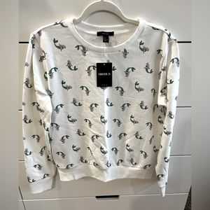 Forever21 mermaid sweatshirt. New with tags. Size small